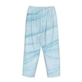 thumbnail image 5 of Xecao Blue Marble Women's Straight Lounge Pajama Pants: The Epitome of Relaxed Sleepwear, 5 of 9