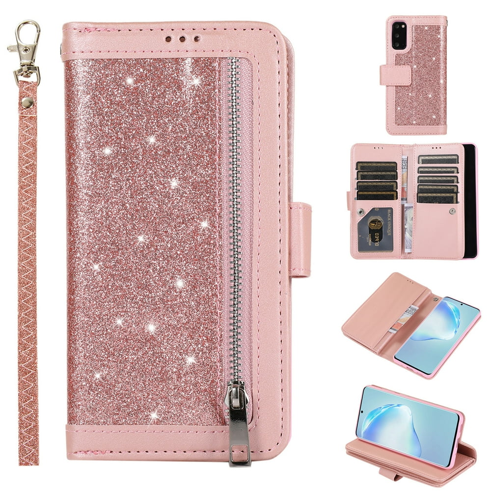 Zipper Wallet Case for Samsung Galaxy S20+ Plus 6.7