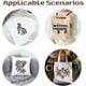 thumbnail image 5 of Juego de 4 pegatinas de transferencia térmica de animales occidentales, diseño azteca, parches bohemios para planchar, papel de transferencia térmica lavable., 5 of 9
