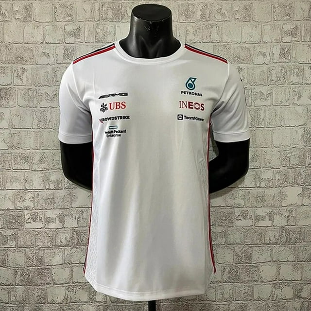 Nouvelle Arrivée T-shirt d'Été Formula One avec Impression 3D Petronas Manches Courtes Col Rond T-shirts pour Hommes et Femmes