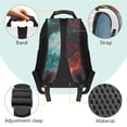 thumbnail image 5 of Yspwyqan Fire White Wolf 4Pcs Kids Backpack Set with Lunch Box Pencil Case Water Bottle, Lightweight Large Capacity Boys Backpack Set for Elementary School, 5 of 7