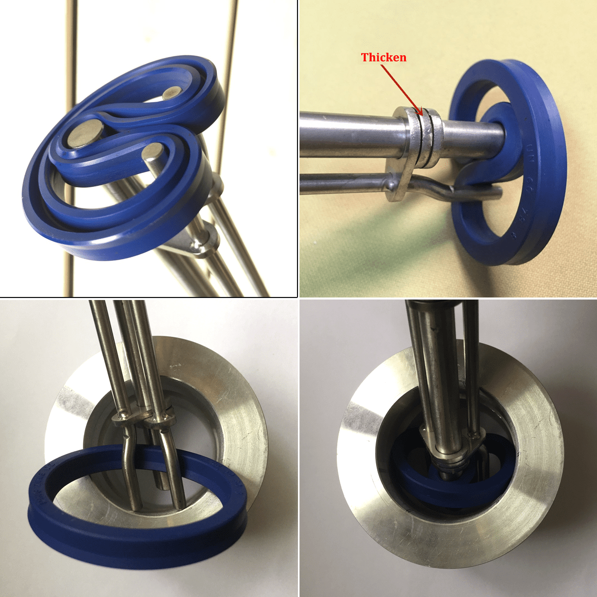 3pc Hydraulic Cylinder Piston Rod Seal U-cup Installation Tool - Foto 2