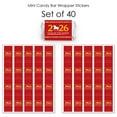 thumbnail image 3 of Big Dot of Happiness 2026 Year of the Horse - Mini Candy Bar Wrapper Stickers - Lunar New Year Small Favors - 40 Count, 3 of 6