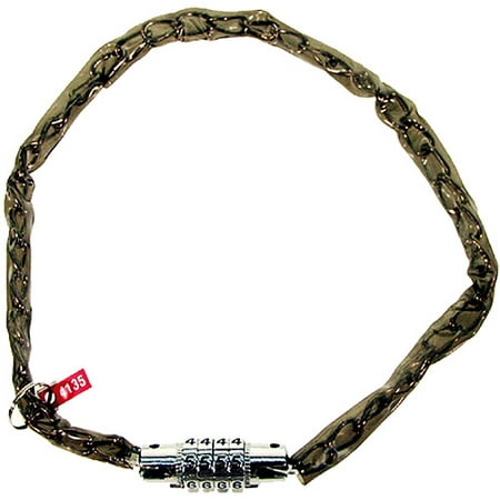 Ventura Combo Lock Chain, Smoke, 50 cm long