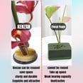 thumbnail image 3 of ABPETE Flower Frog Stainless Steel Japanese Ikebana Pin Frog Floral Arrangement Holder Kenzan Flower Vase Round Metal Flower Arranger Tool (2.76inch / 70mm), 3 of 8