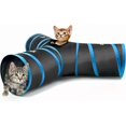 thumbnail image 1 of Cat Toys Cat Tunnel Tube Way Tunnels xcm Extensible Collapsible Cat Play Tent Interactive Toy Maze Cat House with Balls and Bells for Cat Kitten Kitty Rabbit Small Animal, 1 of 7