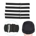 thumbnail image 4 of Correas de Banda elástica ajustables negras Macarena 5 piezas para gorras de pelucas Cierre de Encaje sin pegamento, 4 of 8