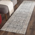 thumbnail image 3 of Safavieh Valencia Dark Grey Traditional Rug - 2'3" x 8', 3 of 5