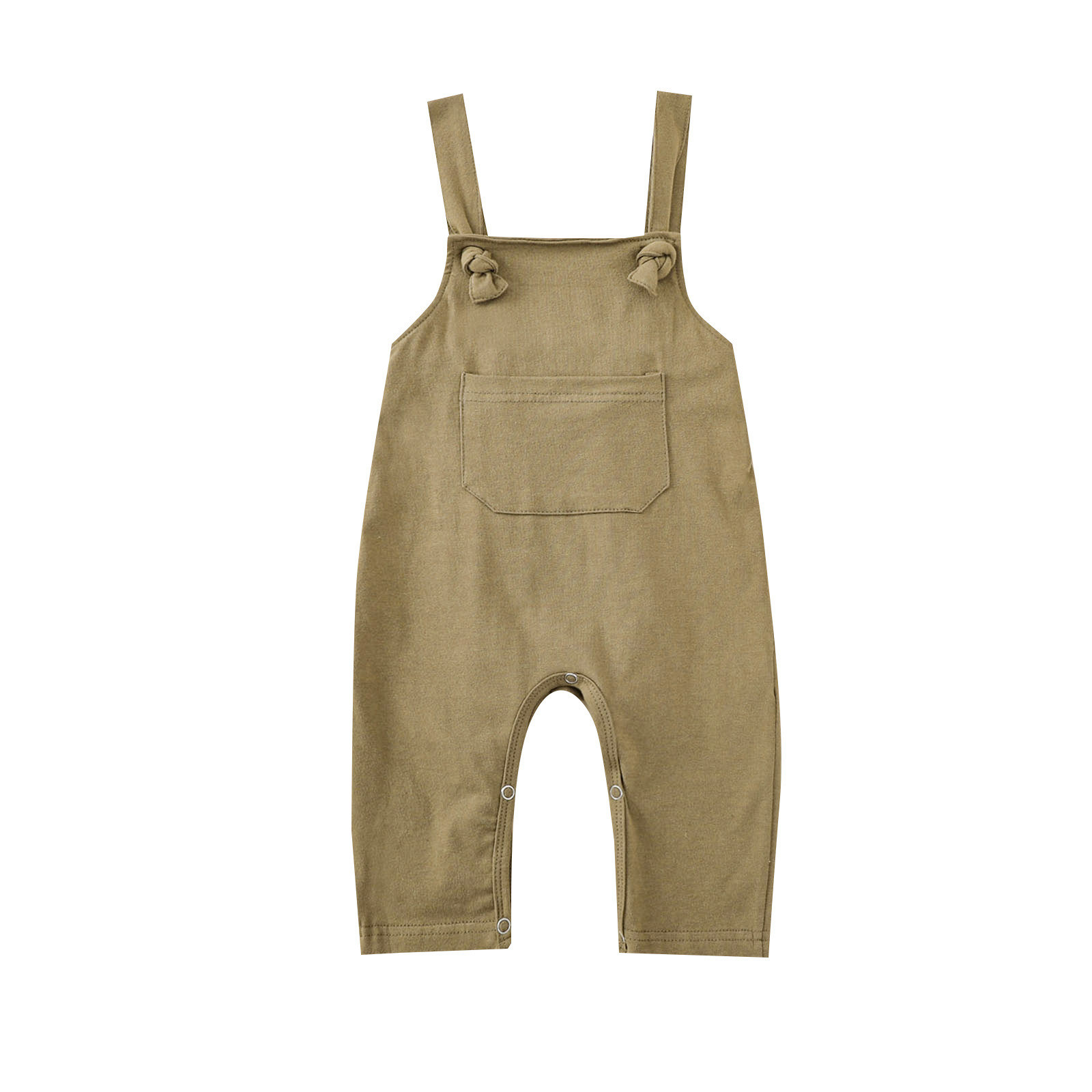 FAIWAD Unisex Boys Girls Jumpsuit Loose Sleeveless Adjustable Strap Rompers Summer Baggy Jumpsuit with Bib