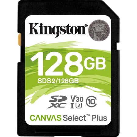 UPC: 0740617298055 | Kingston 128GB SDXC Canvas Select Plus 100MB/s Read Class 10 UHS-I U3 V10 Memory Card SDS2/128GB