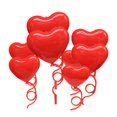 thumbnail image 1 of Cake Toppers 2 Sets Decorative Wide Application Attractive Love Heart Style Valentine‘s Day Party Cake Decors, 1 of 5