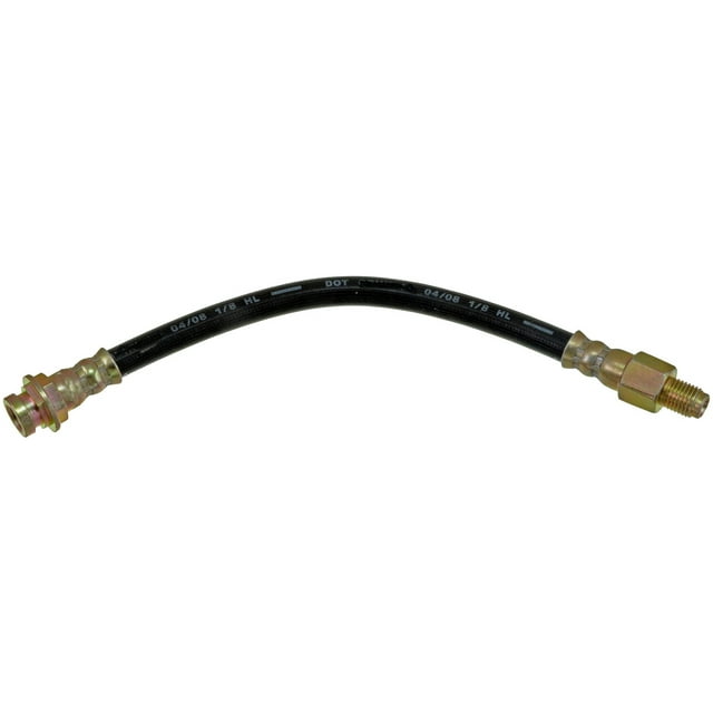 Fits 1963-1982 Chevrolet Corvette Dorman Brake Line H86433 First Stop; OE Replacement; 10.00 Inch Overall Length; Single Hose
