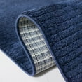 thumbnail image 5 of SAFAVIEH Vision Zayden Solid Polyester Area Rug, Navy, 6'7" x 6'7" Square, 5 of 8