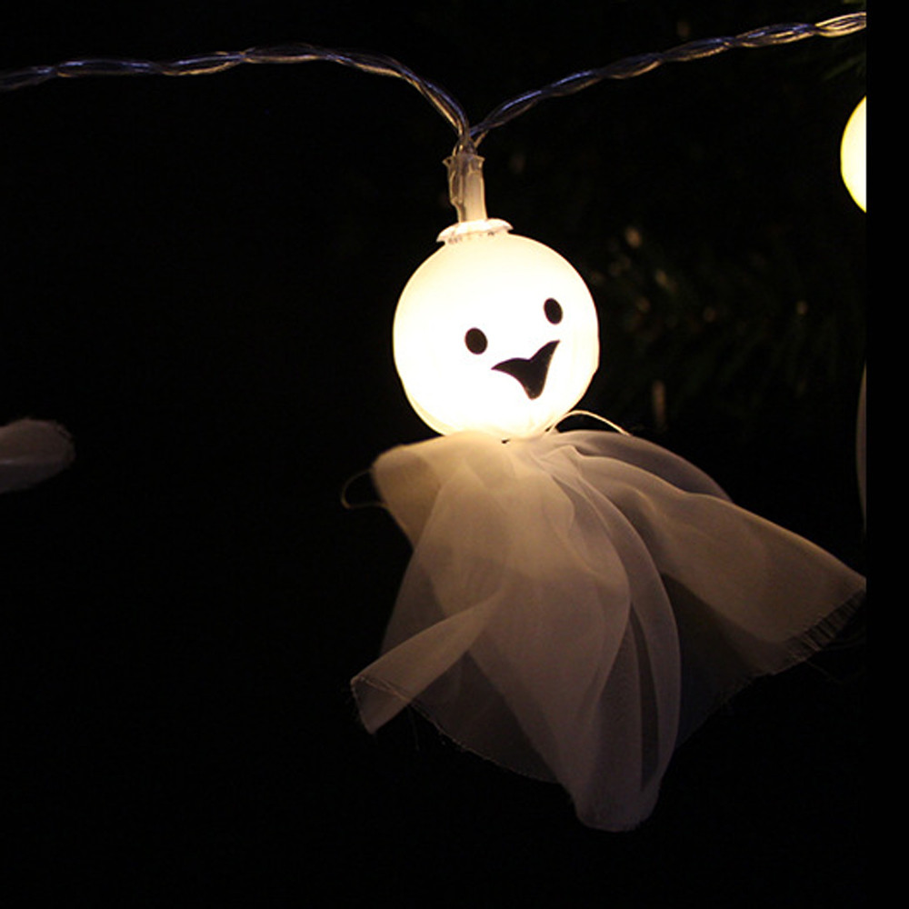 1.5M 10LED Ghost String Lights For Halloween Party Decor Halloween