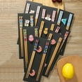 thumbnail image 2 of 2 Pairs Chinese Chopsticks Japanese Korean Sushi Solid Wood Chopsticks Wedding Gift Chop Sticks Hashi Two Pairs Chopsticks Set, 2 of 10