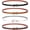C-white+black+brown+coffee-gold Buckle, variant on 4 Pack Women Skinny Leather Belt Thin Waist Belt with Gold Buckle for Jeans Pants Dress