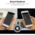 thumbnail image 2 of Fingerprint padlock, Fingerprint lock, USB charging remote control APP Smart padlock, Keyless biometric, 2 of 5