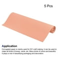 thumbnail image 3 of Corrugated Paper Sheets 5pcs 27-inch x 20-inch Beige Cardboard for DIY Craft, 3 of 5