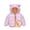 Light Purple, variant on Boys Girls Jacket for Kids Fleece Fall Winter Ear Hooded Warm Coat Toddler Long Sleeves Thickened Outerwear for 2-7 Years