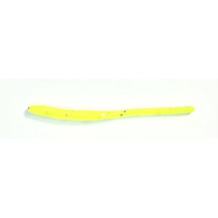 Appalachian Baits Mountin Wormz Ole Yeller 2 1/4 Soft Floating Fishing Bait Worms Scented 15 count