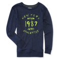 thumbnail image 2 of Sudadera Aeropostale NY Athletics para mujer, azul, grande Aeropostale Camisa de entrenamiento, 2 of 2
