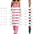 thumbnail image 3 of NMMUED Long Rompers for Women Casual Dressy Spaghetti Strap Wide Leg Jumpsuit Summer Sleeveless High Waist Pants Outfit Pockets Black XXL, 3 of 6