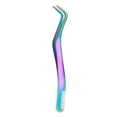 thumbnail image 1 of Eyelash Tweezers Stainless Steel Fan Lash Eyebrow Tweezer Comb tool Makeup B6Q0, 1 of 6