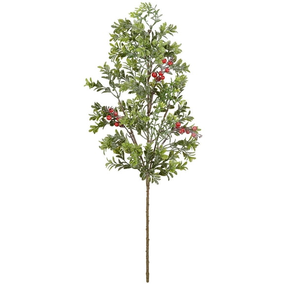 Cedar Stem: Green/Red, 26.5 inches