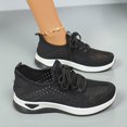 thumbnail image 5 of AUDeals Womens Running Wide Toe Box Shoes Non Slip Tennis Gym Workout Athletic Sneakers Ultra Lightweight Breathable Work Shoes (Black, 5.5), 5 of 7