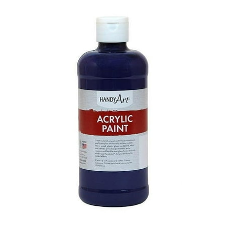 UPC: 0194629006045 | Rock Paint & Handy Art RPC101075-3 16 oz Acrylic Paint Violet – 3 Each