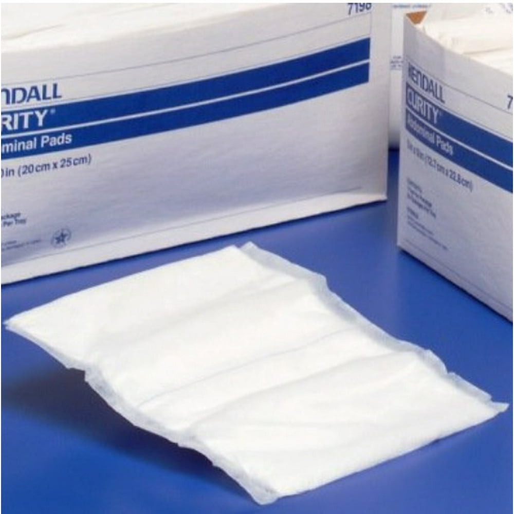 Kendall Curity Abdominal Pad, 7.5 X 8 Inch, Sterile, Covidien 7197D