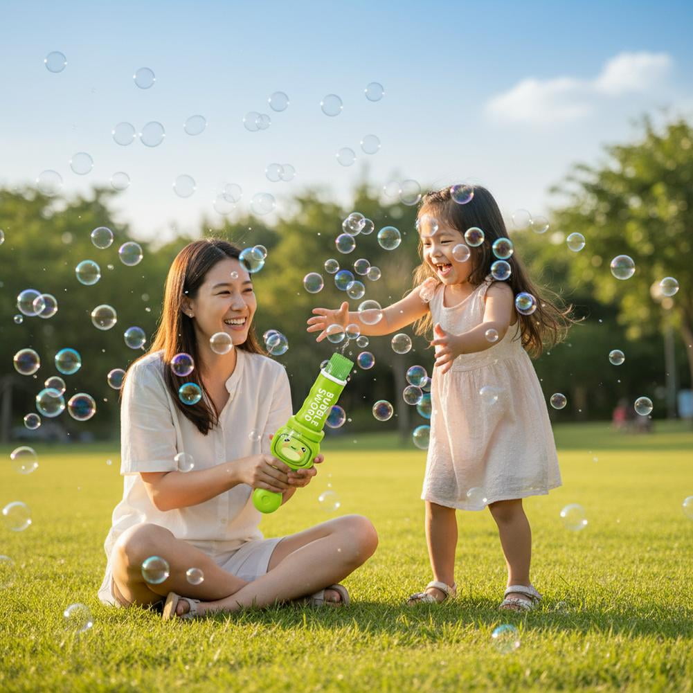 Magic Interactive Elastic Bubble Fog Wand Smoke Bubble Machine with Colorful Fog & Interactive Lights Bubbles Maker for Parties, Weddings, Festivals
