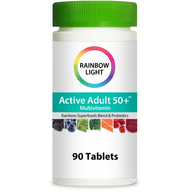 Rainbow Light Active Adult 50+ Multivitamin, 90 Count