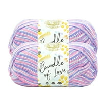 Lion Brand Yarn Bundle of Love Sweetheart Medium Acrylic Yarn 2 Pack