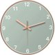 thumbnail image 2 of (vert Clair)silencieuse Horloge Murale 12 Pouces Chambre Salon Sans Chelle Horloge Ronde Horloge Modo Simple Crative Murale Dcoration Murale, 2 of 4