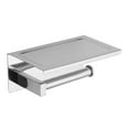 thumbnail image 4 of Raindrops Tissue Holders For Bathrooms 1Pcs Silver 304 Stainless Steel With Phone And Bottle Racks 19x11.5in, 4 of 8