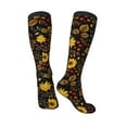 thumbnail image 5 of Lsque Sunflowers Leaves Printed Crew Socks Men's Women's LightWeight Thin Casual Calf Socks ,Knee High Socks,Cotton Socks, 5 of 9