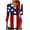 Red, variant on Itsame 4th of July Shirts Women Independence Day Short T-Shirt Sleeve American Flags Printed Short Sleeve Top, V-Neck Red