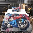 thumbnail image 2 of YingD Housse de Couette Imprimée 3D Football Ensemble en Microfibre Douce Taille Simple, 2 of 5