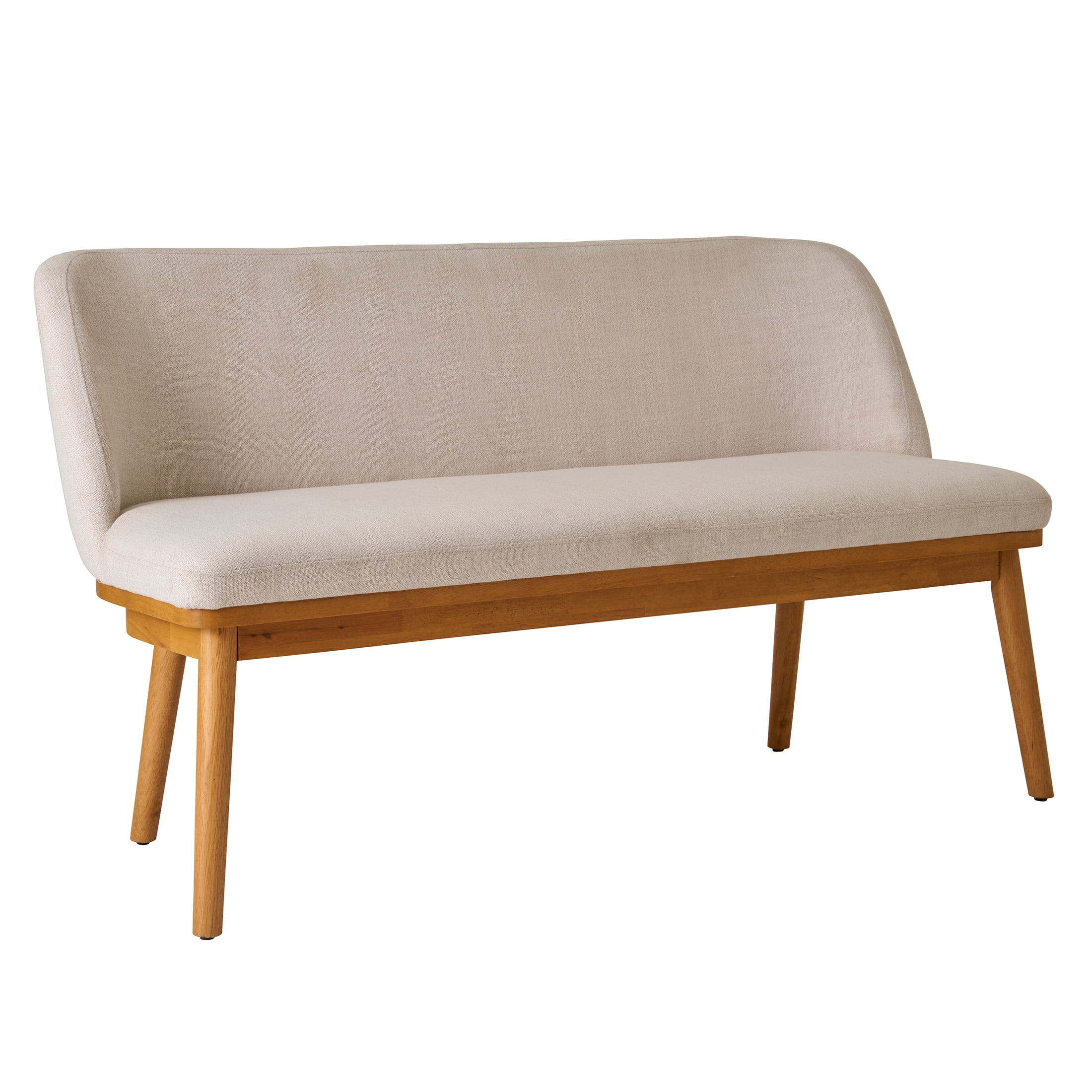 Better Homes & Gardens Springwood Dining Bench, Light Honey