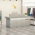 thumbnail image 3 of Lectern Barbershop Reception Desks Bar Counter Hotel Luxury Modern Reception Desks Table Office Escritorios De Oficina Furniture My Lux Decor Round, 3 of 7