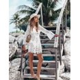 thumbnail image 4 of Vestido playero sexy con escote en V para cubrirse el bikini, L, 4 of 4