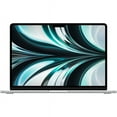thumbnail image 1 of Apple MacBook Air 2022 Restauré avec Puce M2: Écran Liquid Retina 13,6 Pouces, 8 Go RAM, 256 Go SSD, Argent, Remis à Neuf, 1 of 5