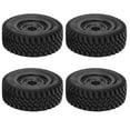 thumbnail image 4 of RC Rubber Tire, 30mm Thickness 4pcs RC Tire High Stability  For MN86 RC Car, 4 of 8