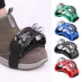 thumbnail image 3 of LJNYFDC Foot Instrument 2 Pcs Foot Tambourines Musical Instrument for Foot Percussion Steel Jingle Bells Drum Adjustable Elastic Band Rust Free for Singing and Playing, 3 of 5