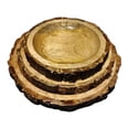 thumbnail image 6 of VintiquE Wooden Handmade Serving Tray Salad Bowl II Serving Platter Tray II Set of 3 Log for Serving Bark Wooden Tray (Size :- (Small 8 inch) (Medium 10 inch) (Large 12 inch), 6 of 6