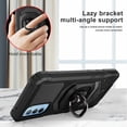 thumbnail image 2 of Spy case for Moto G Stylus 2022 Case, Moto G Stylus 4G 2022 Case with Tempered Glass Screen Protector Car Mount Ring Kickstand Shockproof Phone Case - Black, 2 of 7