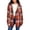 Red, variant on Enjoytime Womens Winter Coats Plaid Print Long Sleeve Casual Outerwear Fall Fashion Cozy Warm Zip Up Jackets with Hood