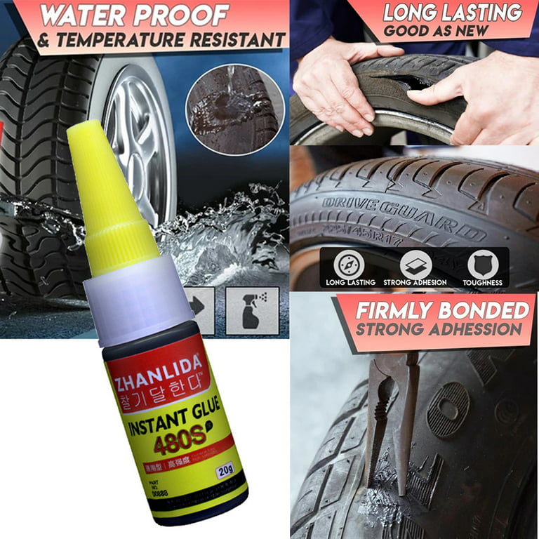 Tire Repair Glue Quick Bonding Fast Dry Tire Repair Glue for Bicycle/Car  Tires 
