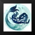 thumbnail image 2 of Popp, Grace 12x12 Black Modern Framed Museum Art Print Titled - Mermaid Scales Collection C, 2 of 5